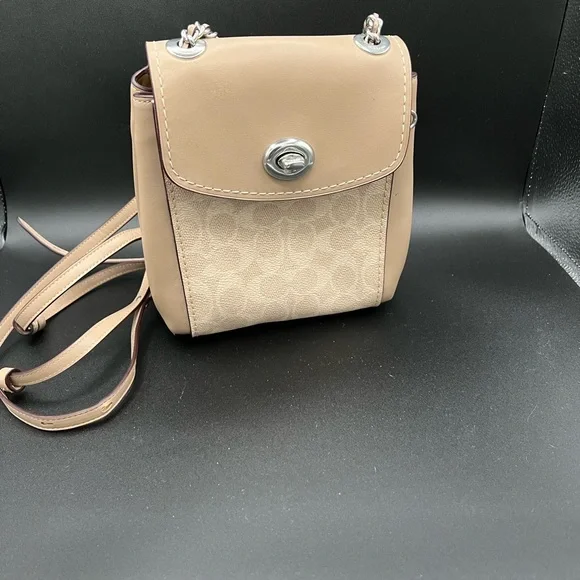 Coach | Bags | Small Backpack Signature Coated Canvas And  display picture 1